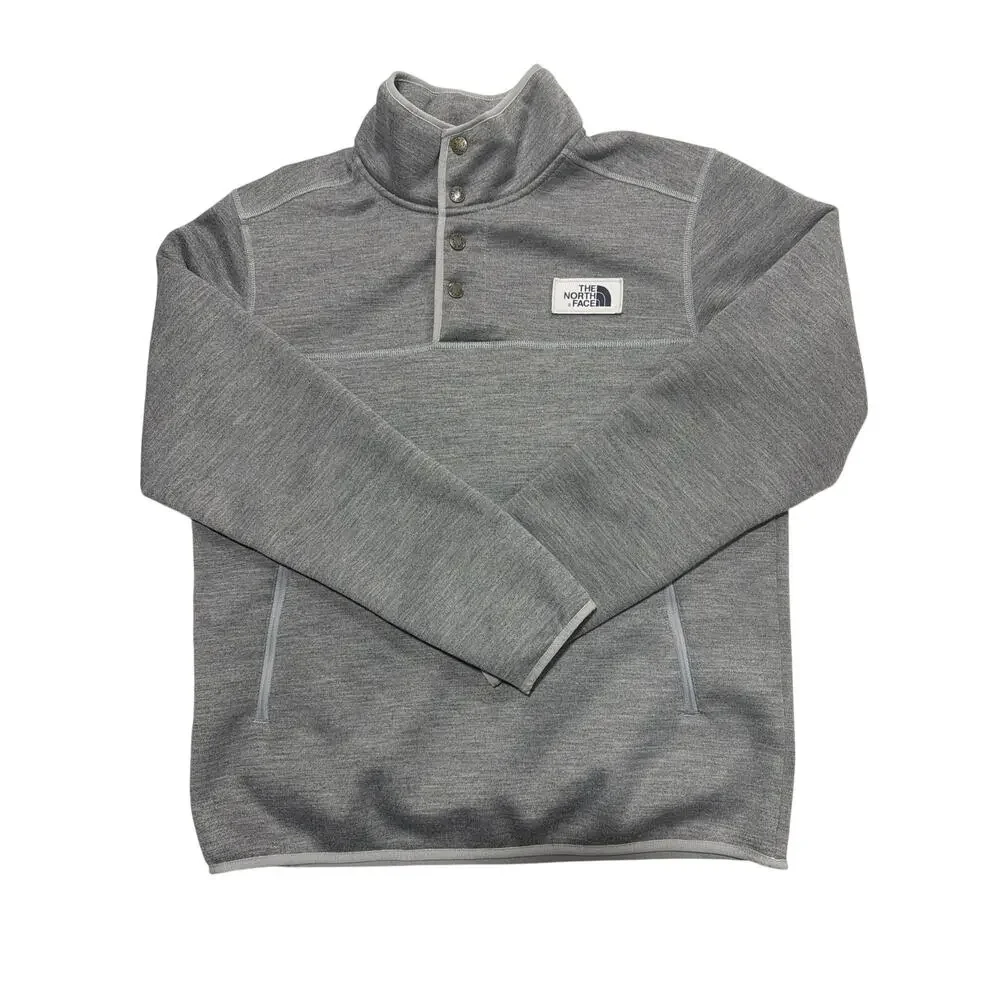 The North Face Men's Patrol Sherpa Fleece Jacket Coat Top 1/4 Snap Pullover Sz M